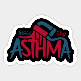 World Asthma Day 2024 Asthma Sticker